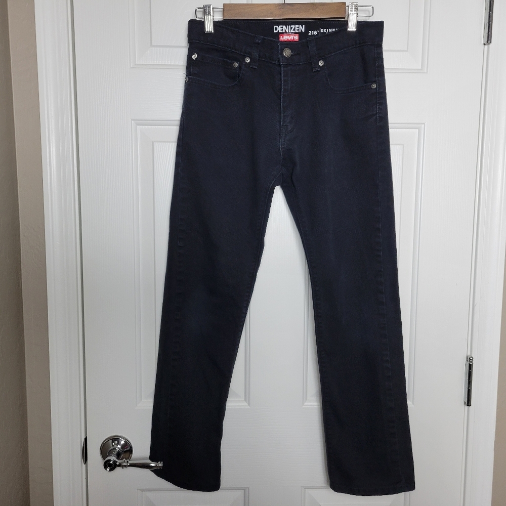 Denizen By Levi's Boys 16 Regular 216 Skinny Fit Black Jeans